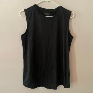 Athleta Black Sleeveless Tank Top Active Travel Gym Athletic Women's size Small